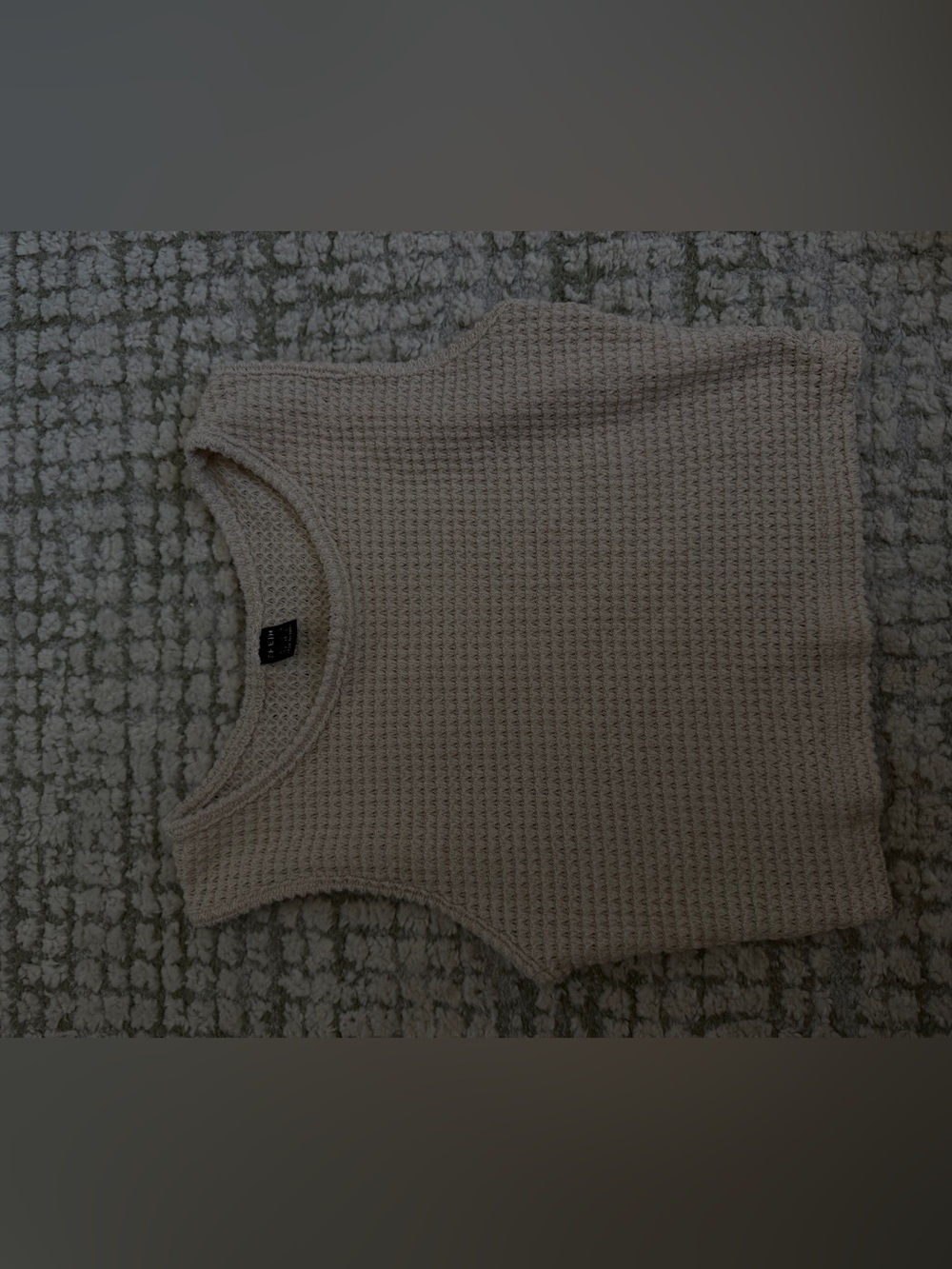 SHEIN Knit Sleeveless Tank Top in Taupe